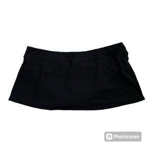 Lands End low rise skirted swimsuit bottom size 16. black